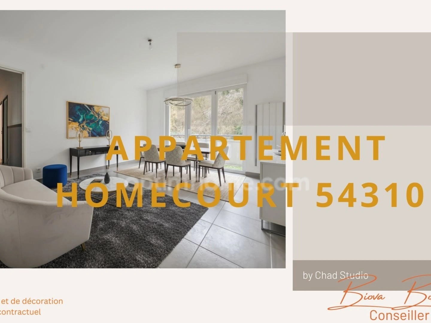 Appartement 3 pièces 57 m²
