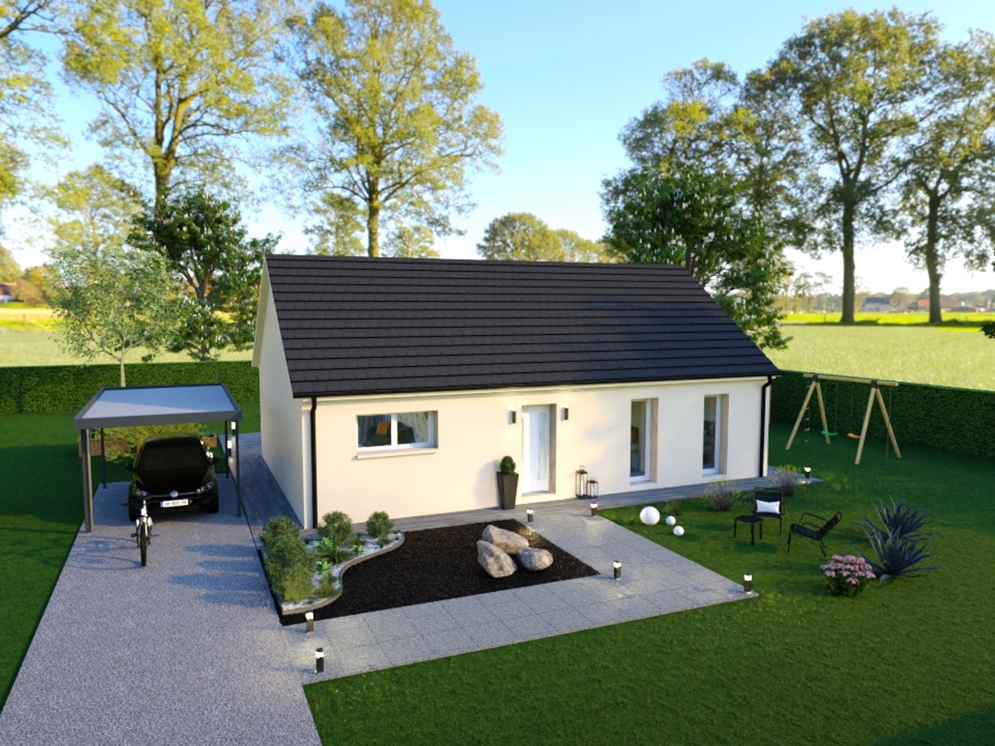 Maison nueve de plain pied à Illtal