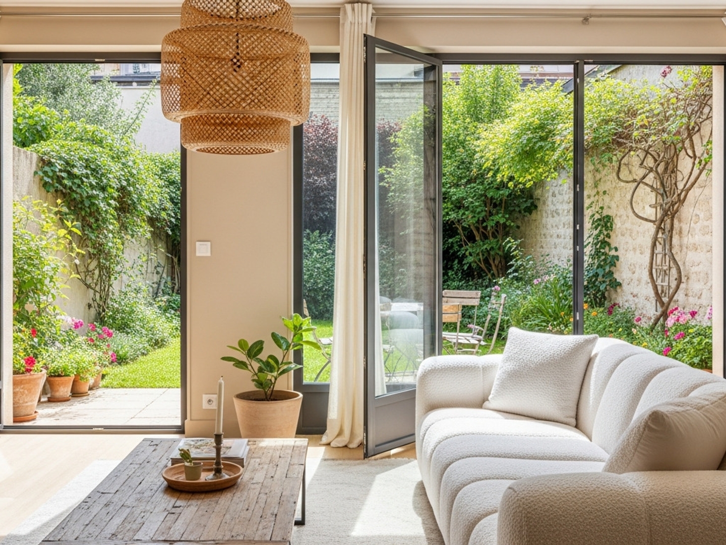 4 PIÈCES de 89.2m² + UN JARDIN + PARKING - CABOURG