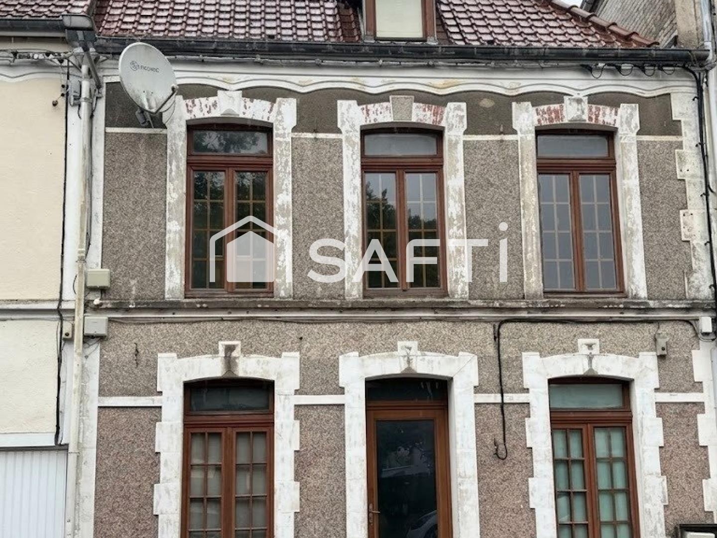 Maison 62 m²  3 niveaux  À terminer de rénover  Idéal investisseur ou 1er achat !