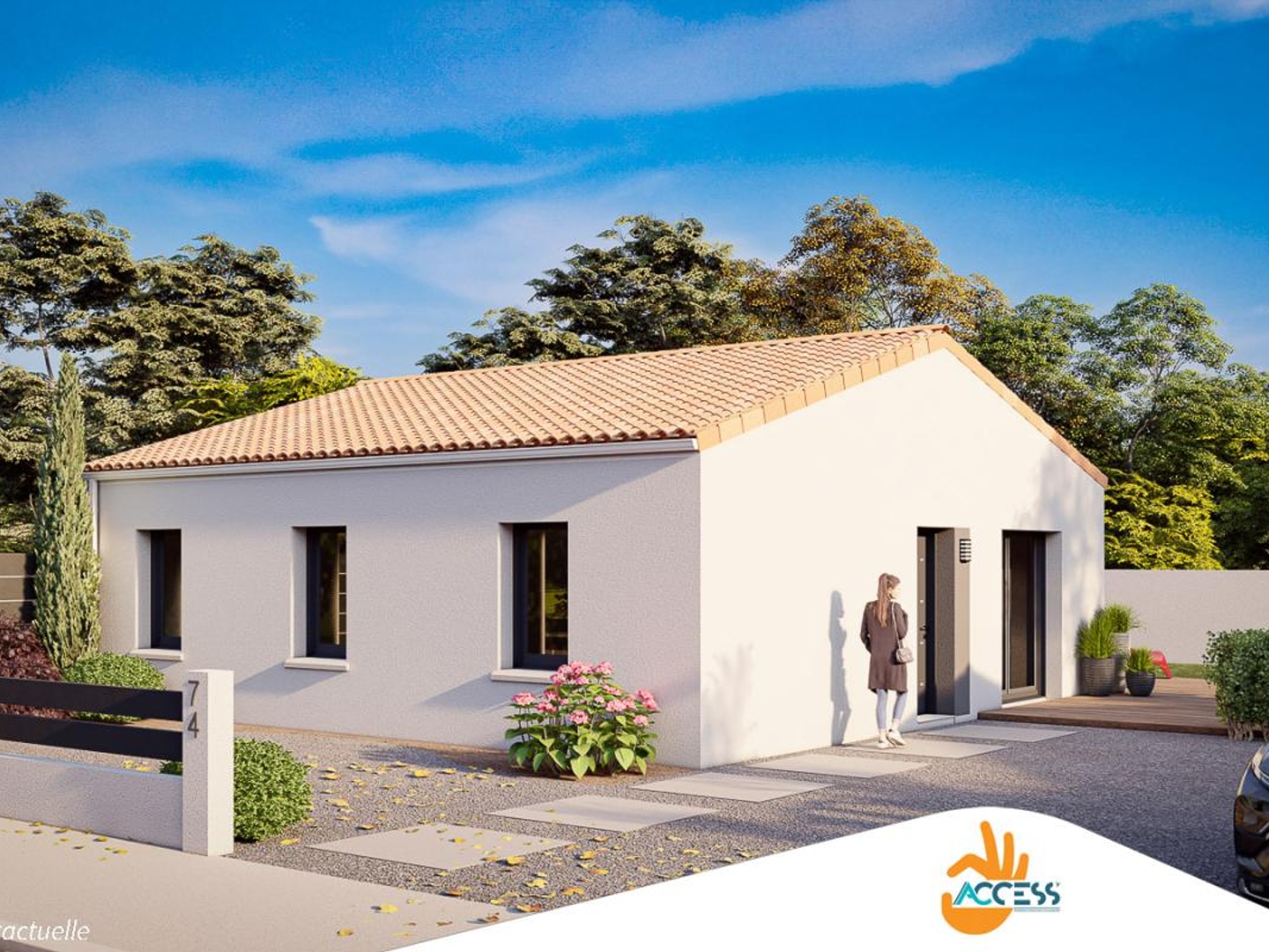 Terrain + maison 74 m²