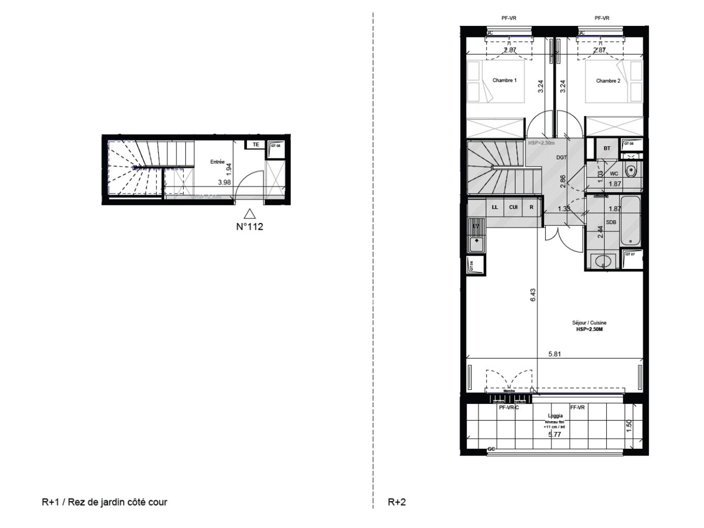 Appartement à vendre - 3 pièces - 66m2 - Saint-Germain-En-... (78100)