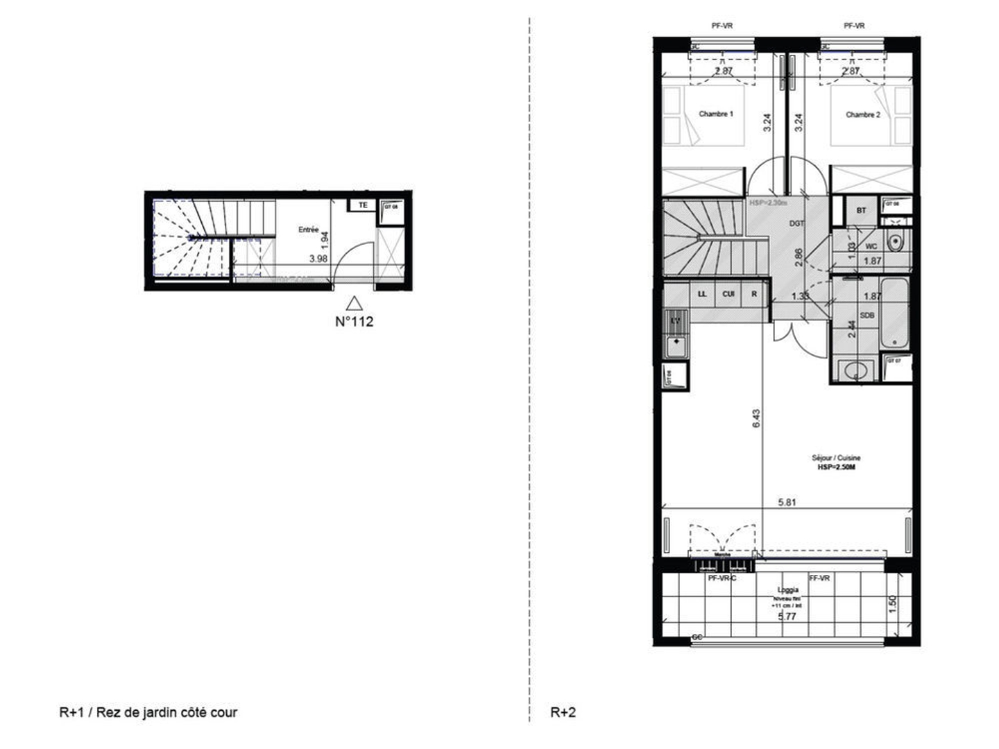 Appartement à vendre - 3 pièces - 66m2 - Saint-Germain-En-... (78100)