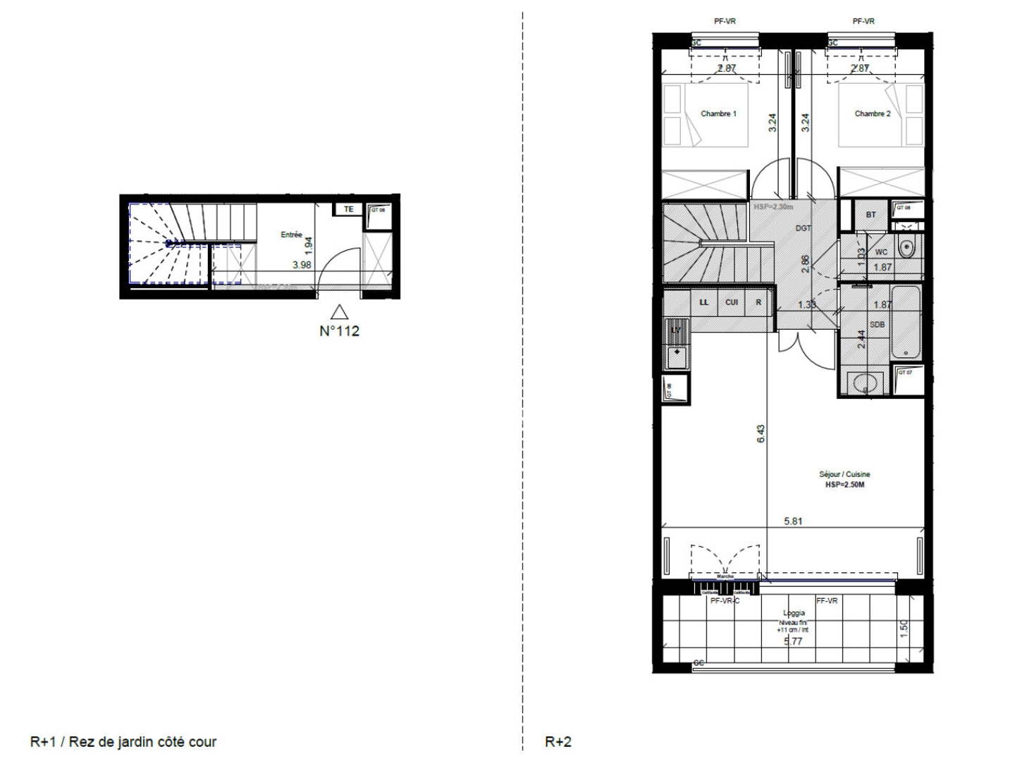 Appartement à vendre - 3 pièces - 66m2 - Saint-Germain-En-... (78100)