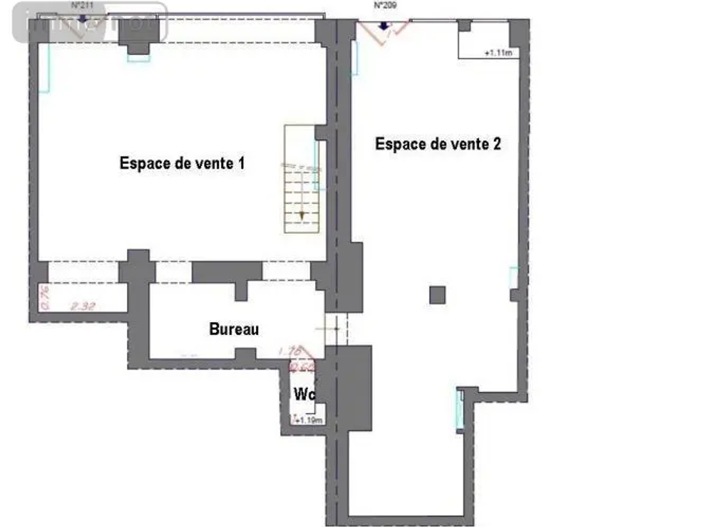 Locaux à vendre - 4 pièces - 130m2 - Paris 7e (75007)