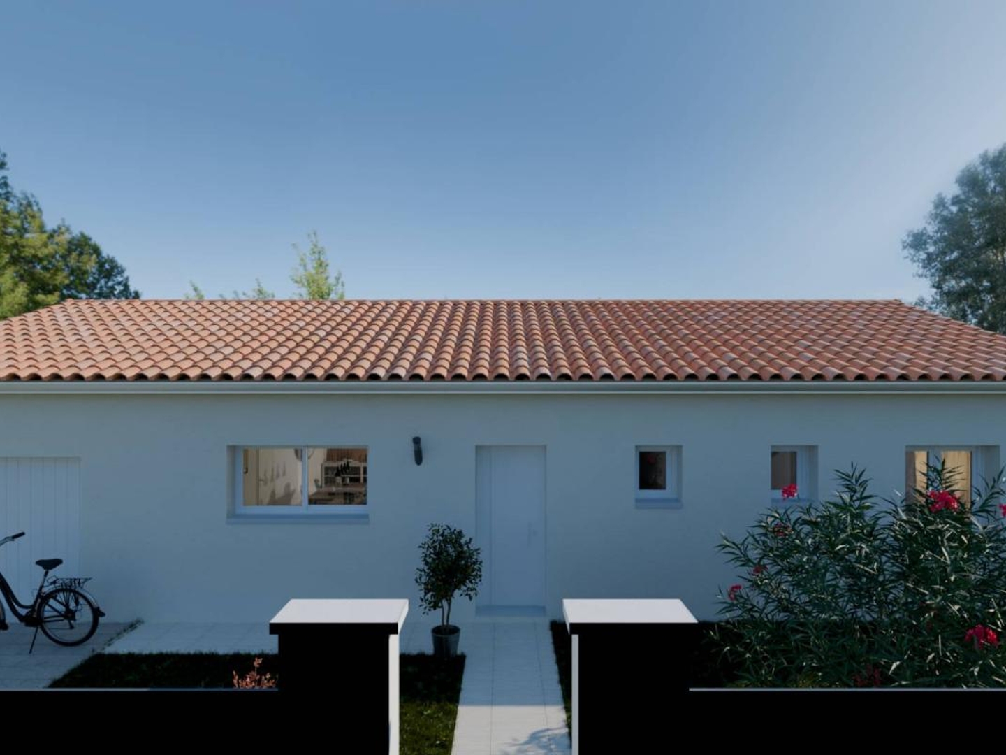 Terrain + maison 90 m²