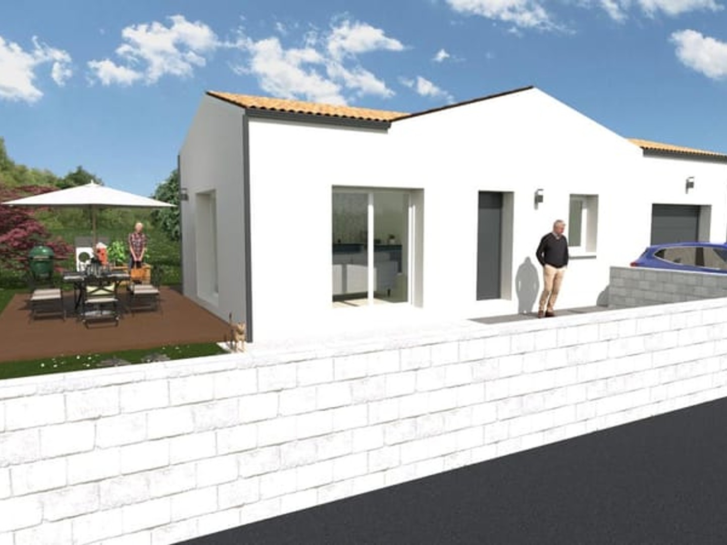 terrain en exclusivité