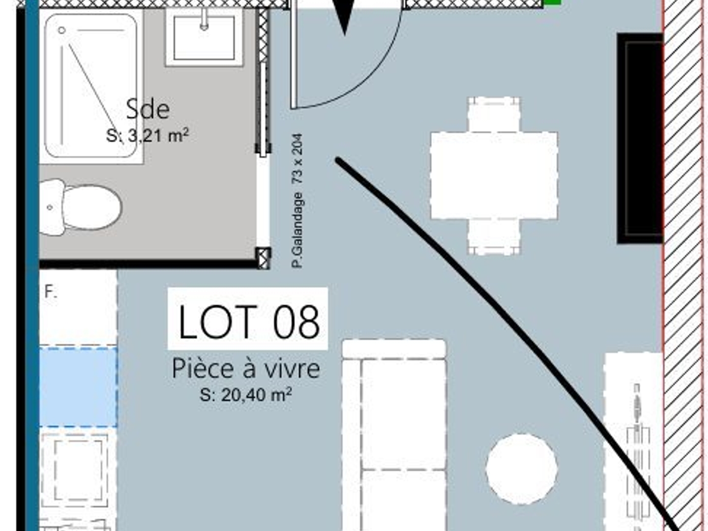 Appartement à vendre - 2 pièces - 24m2 - Toulouse (31200)