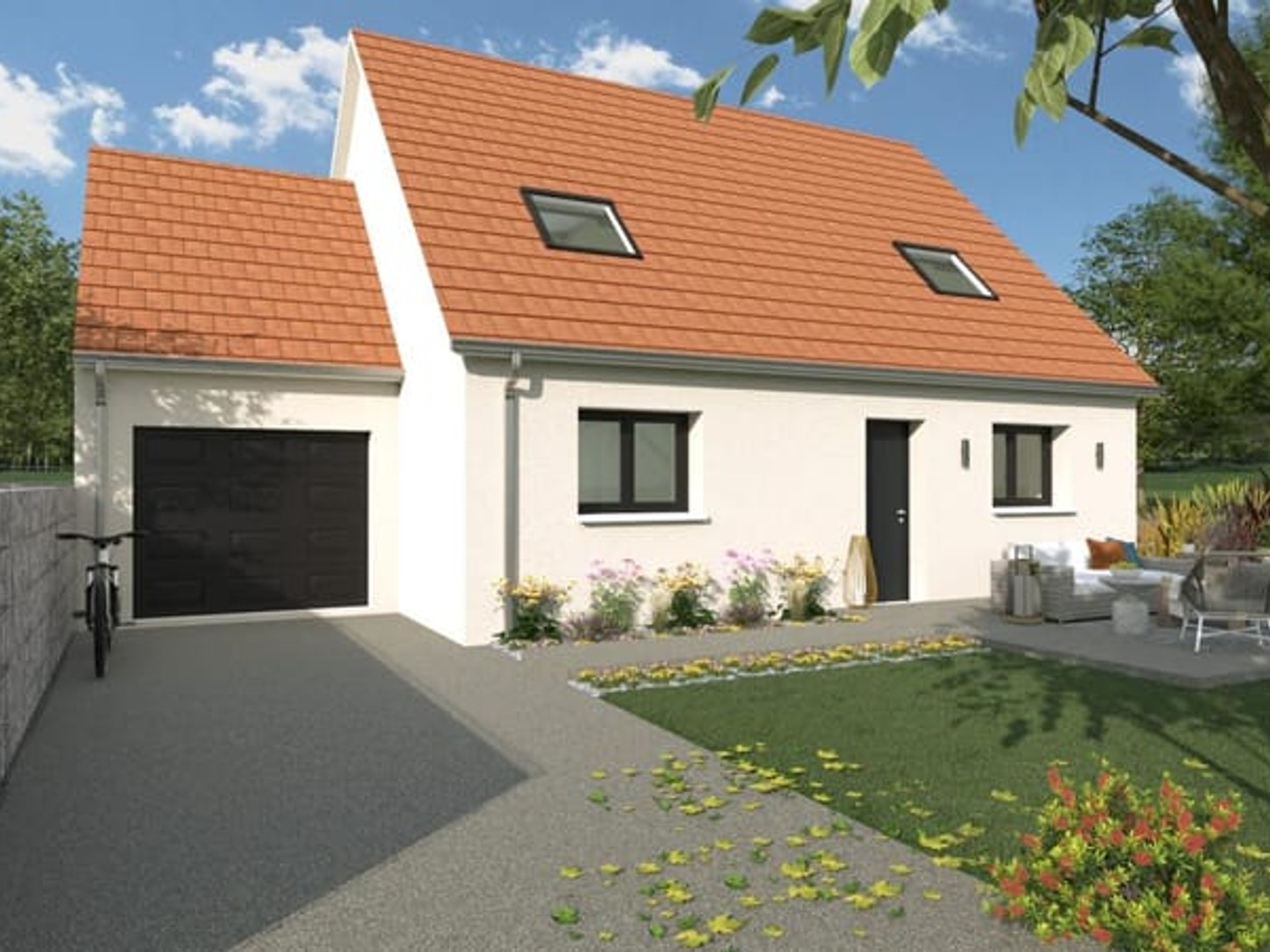 Maison à étage 4 chambres et garage