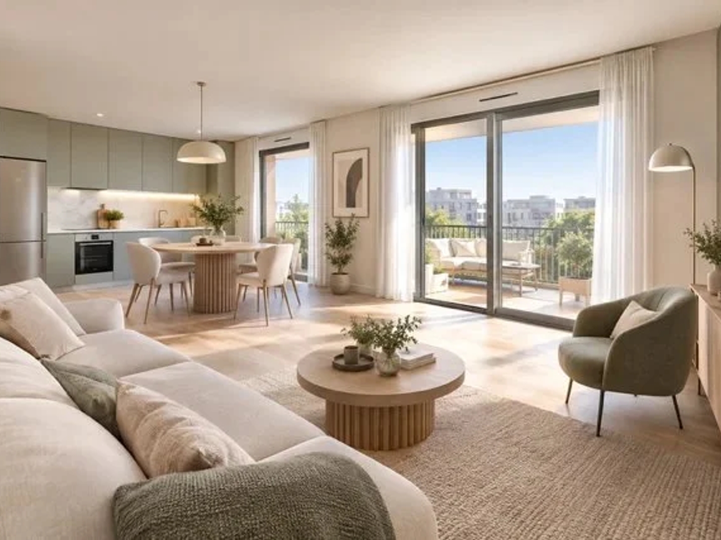 Appartement 3 pièces 61 m²