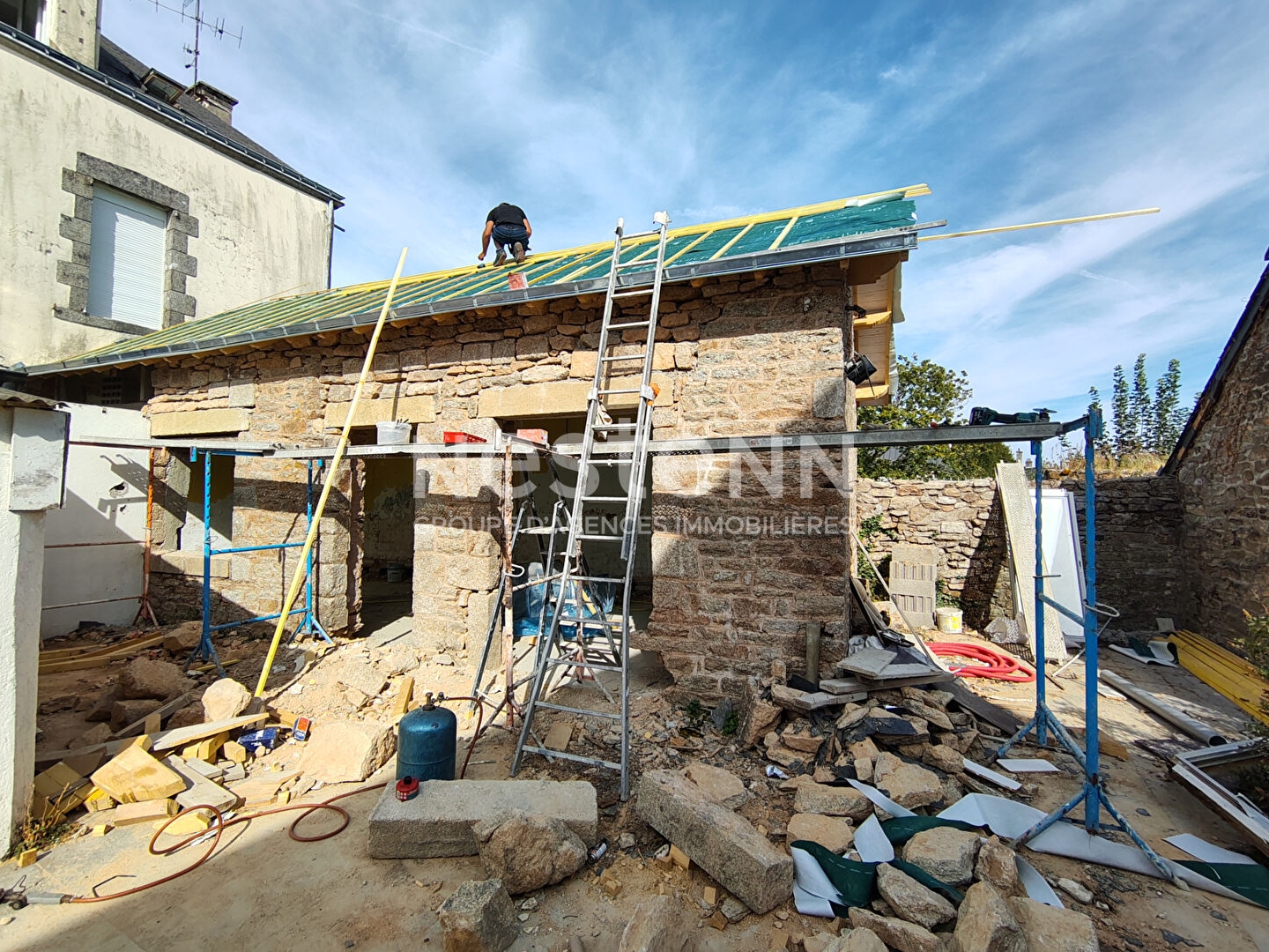 Maison à vendre - 3 pièces - 49m2 - Questembert (56230)
