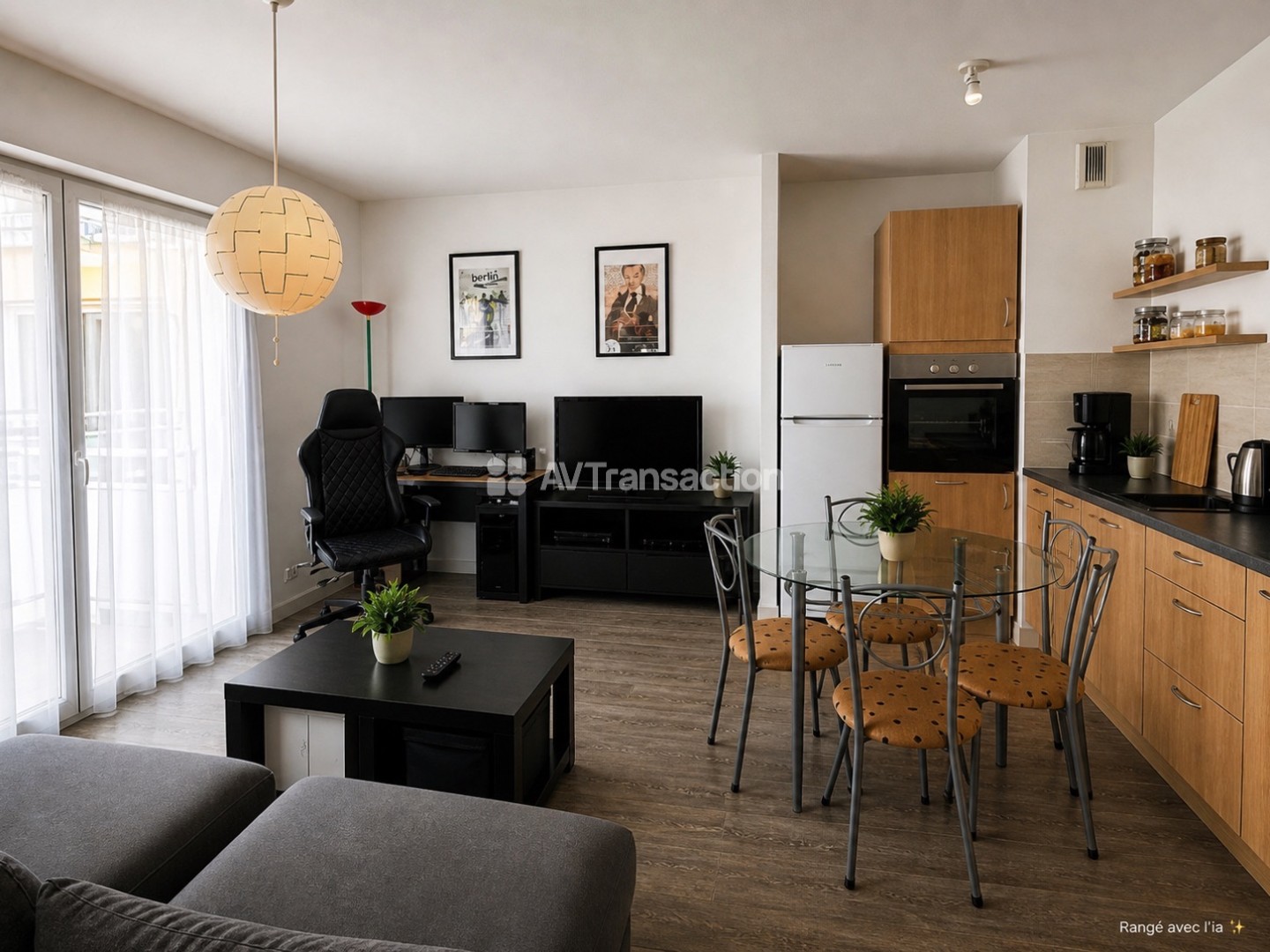 T2 avec locataire en place – résidence récente Quartier Coligny