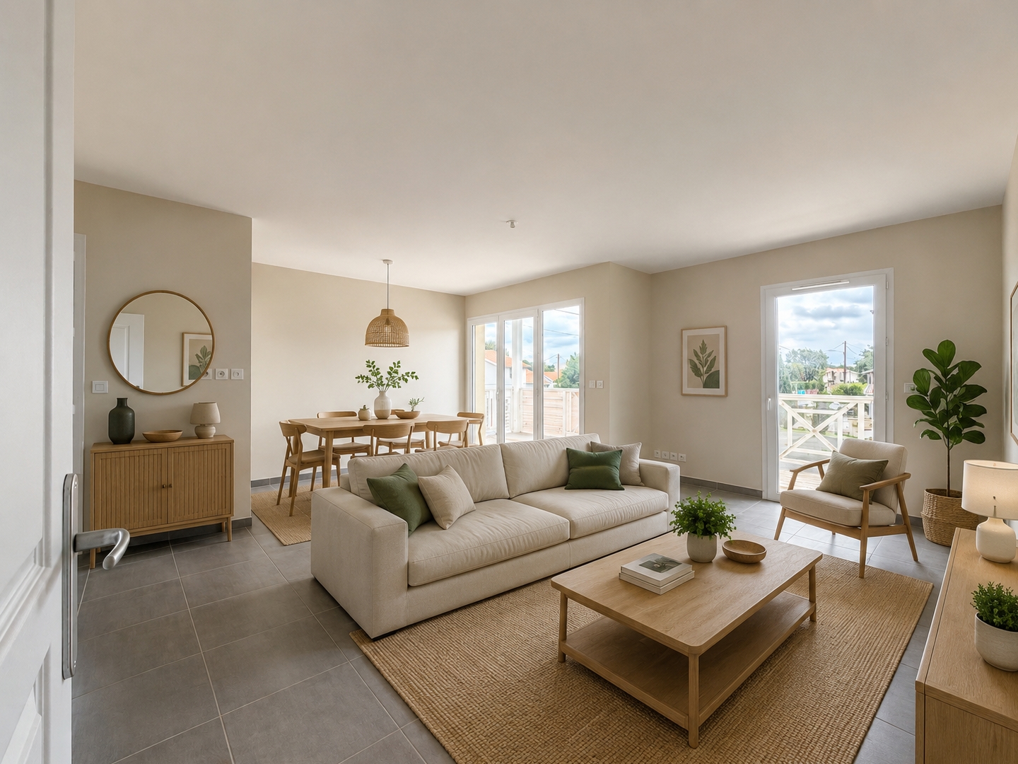 Appartement 3 pièces 61 m²