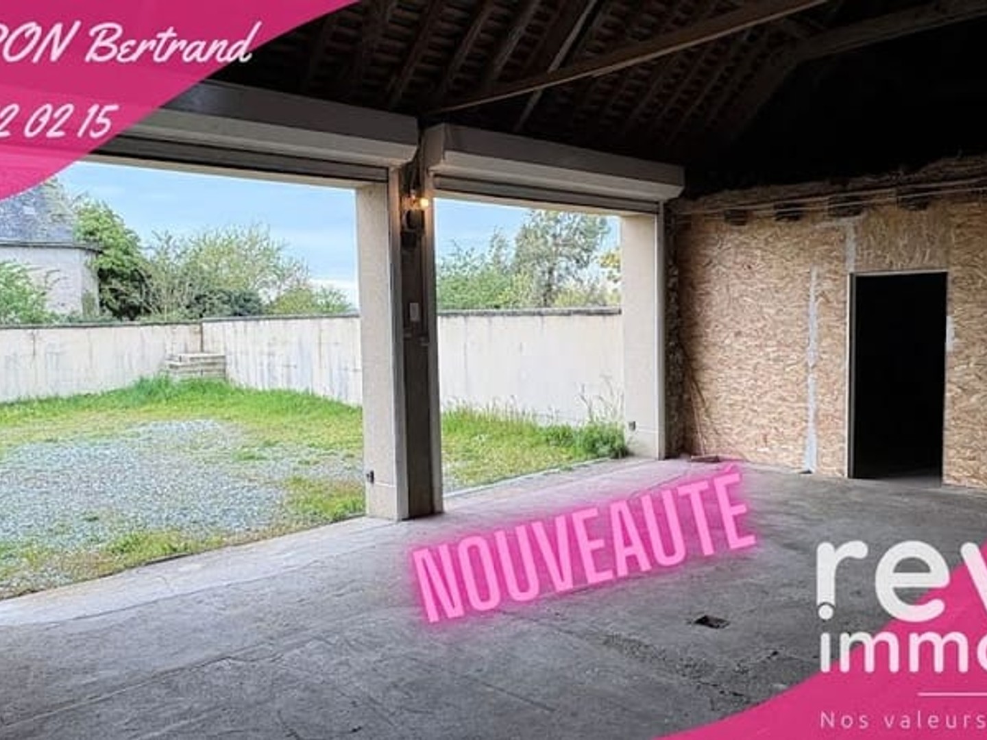 Parking / garage / box à vendre - 80m2 - Beaulieu-Sur-Layon (49750)