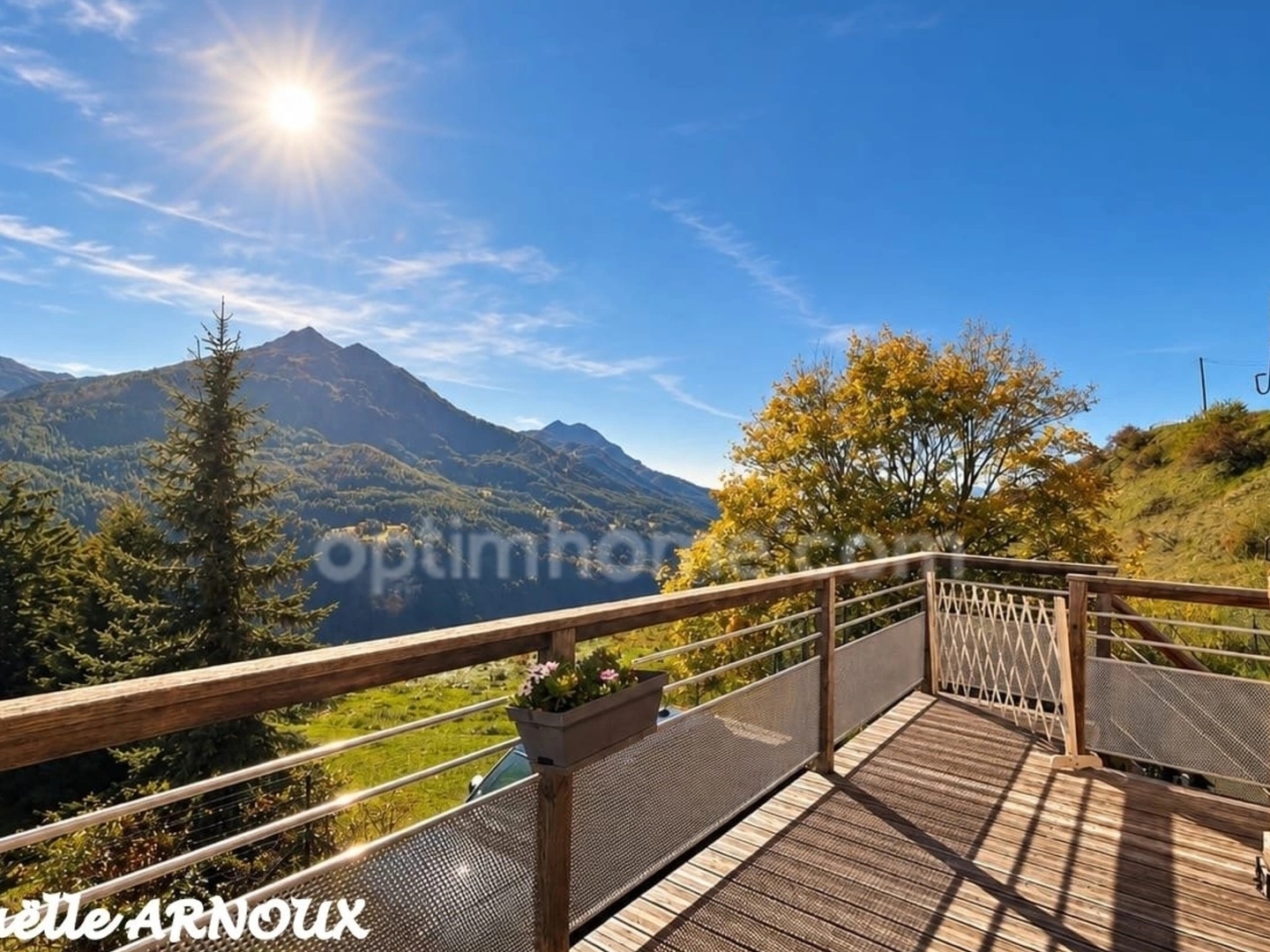 Grand duplex meublé 4 pièces proche station de ski avec terrain