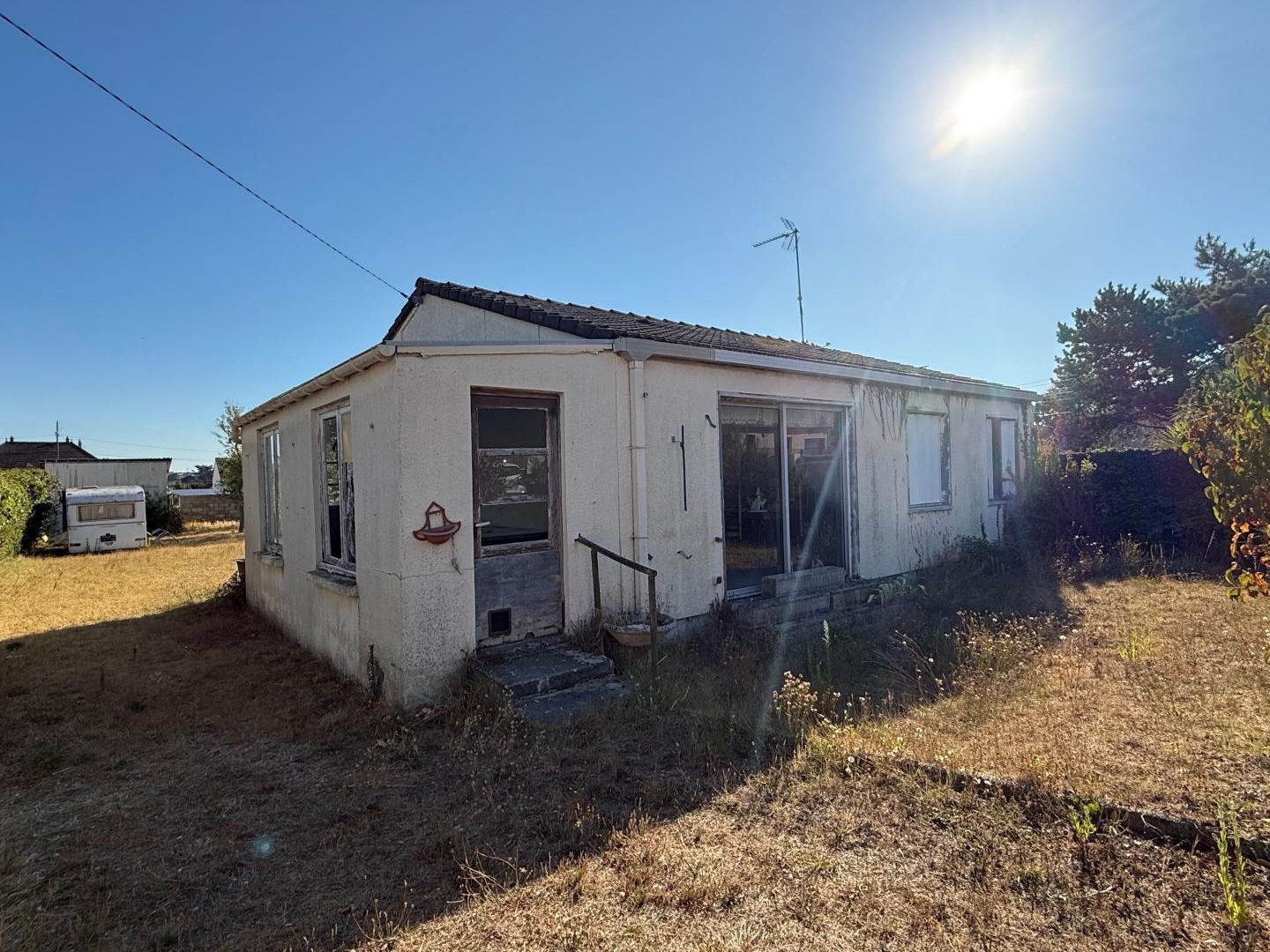 Maison 60m2 avec terrain de 721m2 proche plage