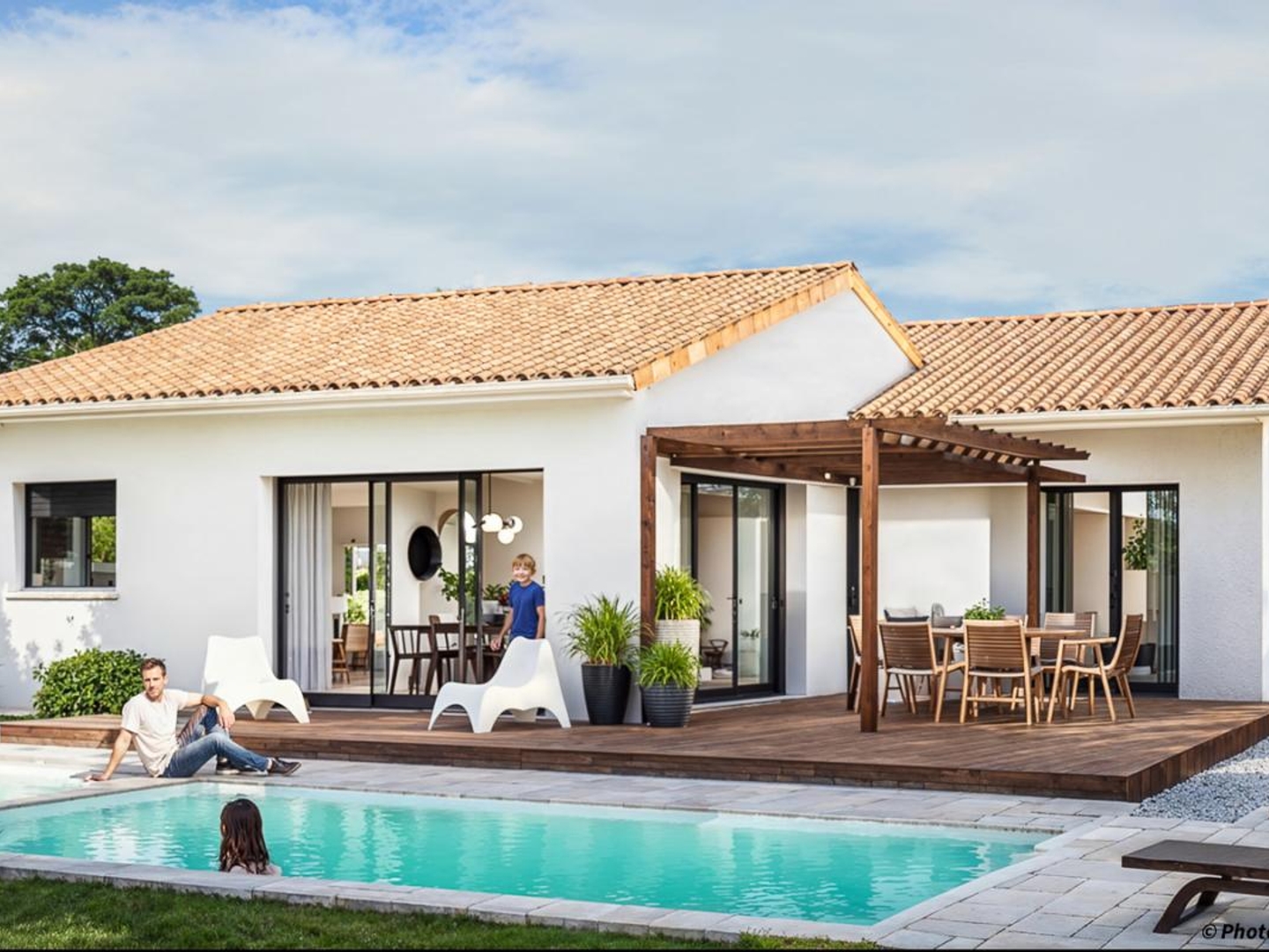 Terrain + maison 113 m²