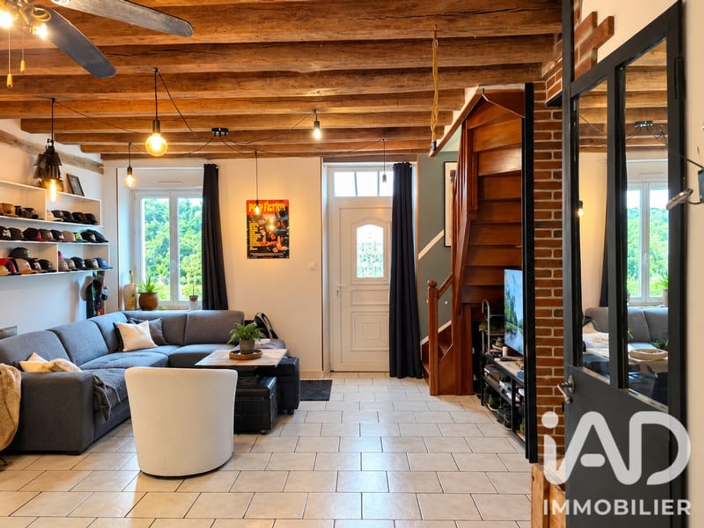 Maison à vendre - 2 pièces - 58m2 - Mosnes (37530)