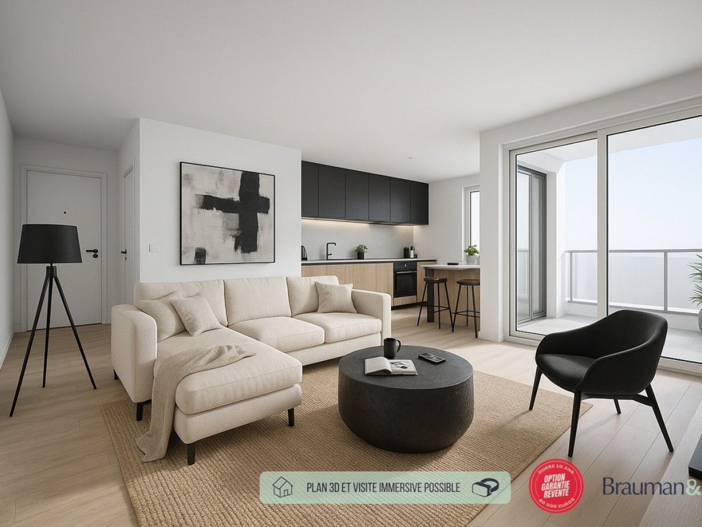 4 PIÈCES de 130m² + EXT(s) de 27m² + PKG(s)