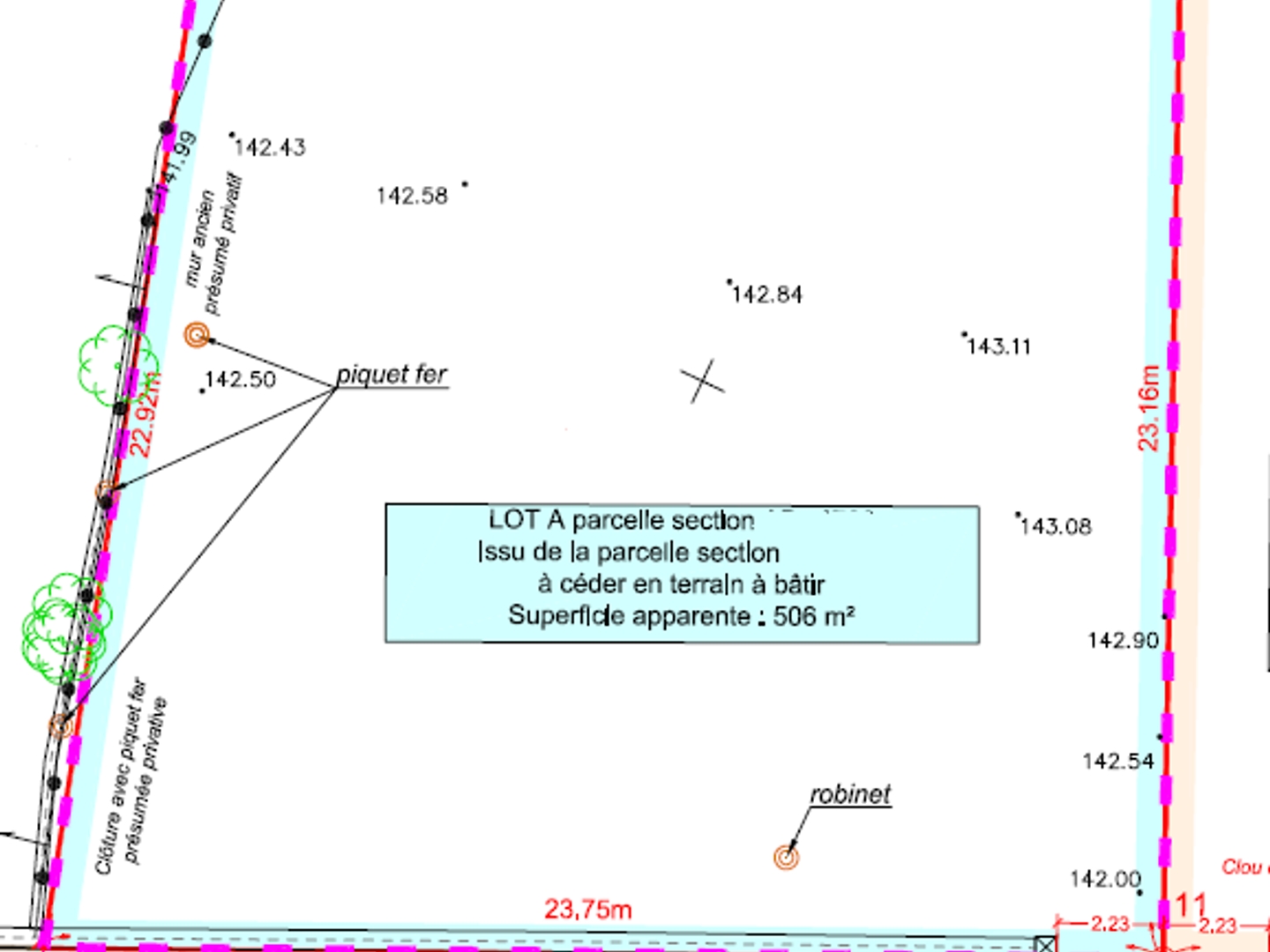 Terrain à vendre - 506m2 - Choisy-En-Brie (77320)