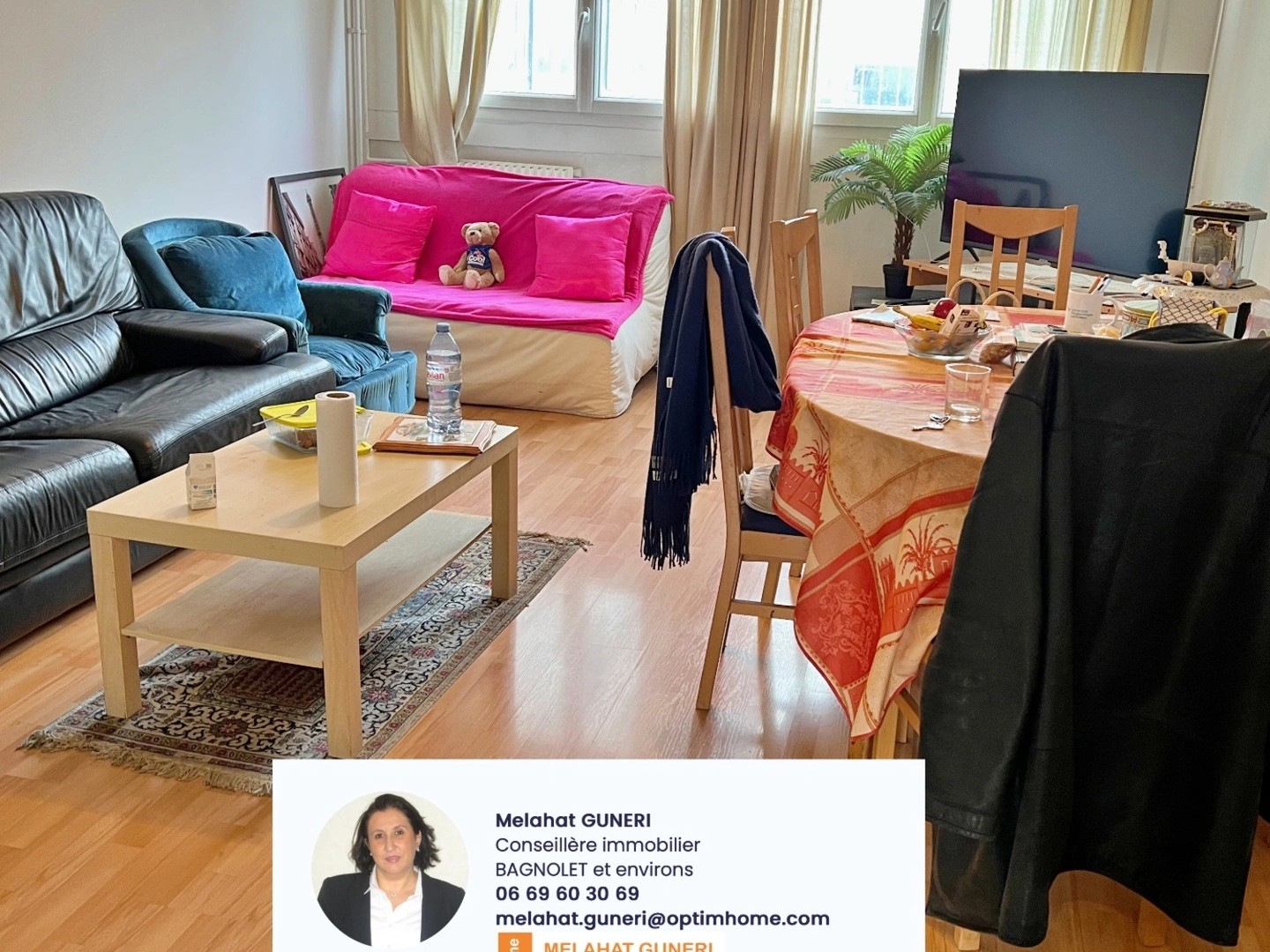 Appartement Bagnolet à vendre 3 pièces 71 m2 + place de parking 195 000€