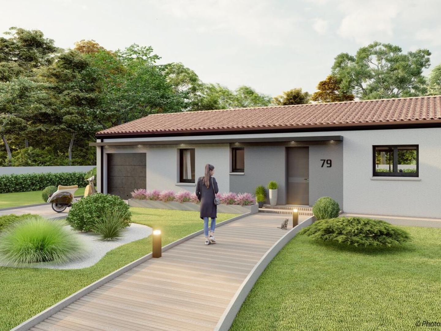 Terrain + maison 79 m²