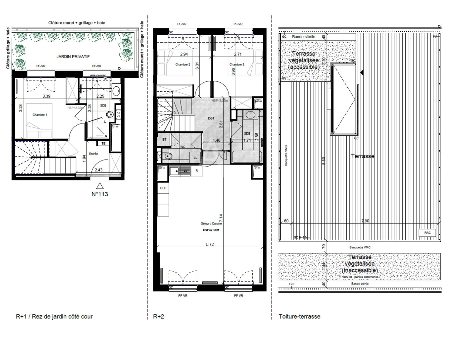Appartement à vendre - 4 pièces - 91m2 - Saint-Germain-En-... (78100)