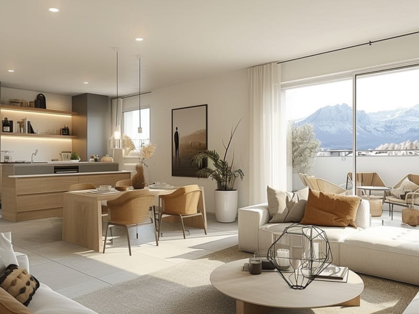 Type 4 - 87,55 m2 - 5 ème étage Résidence récente