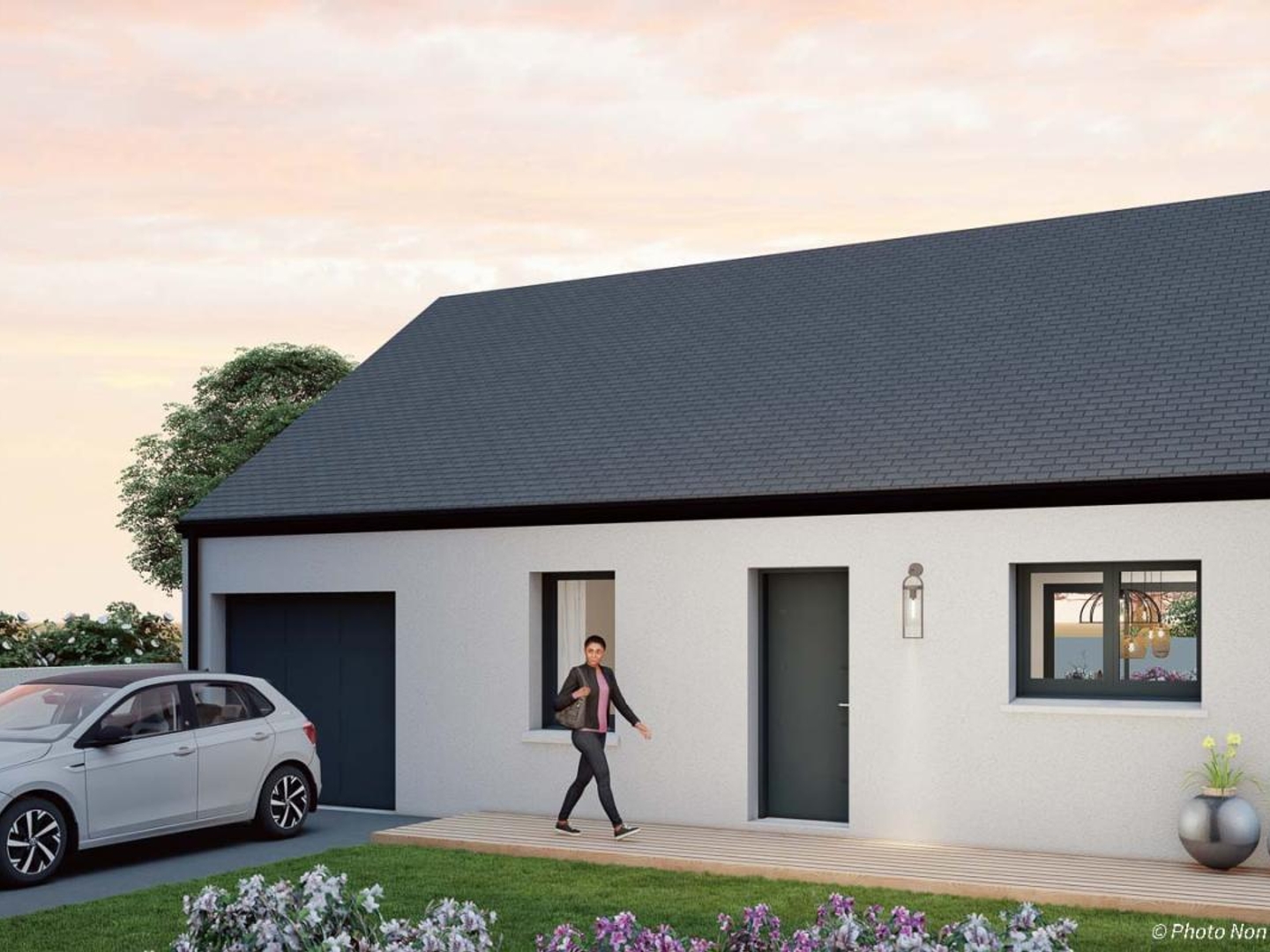 Terrain + maison 68 m²