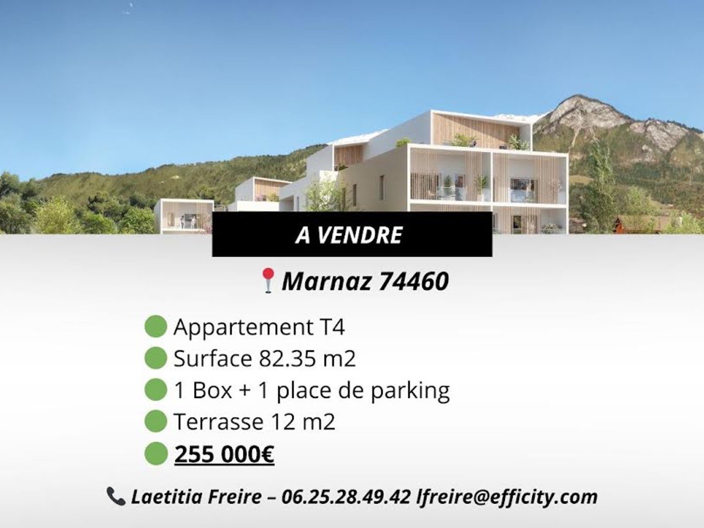 Appartement 4 pièces 82 m²