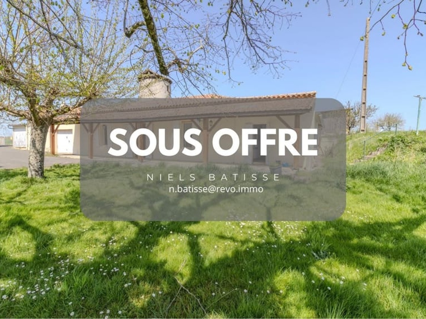 SOUS OFFRE - Maison de 111m2 proche de Monségur