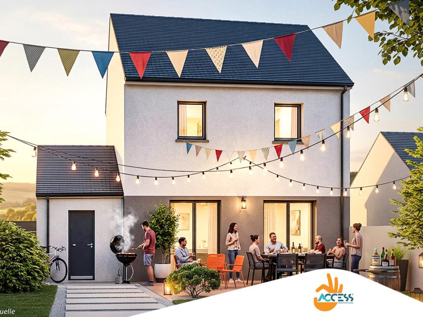 Terrain + maison 77 m²