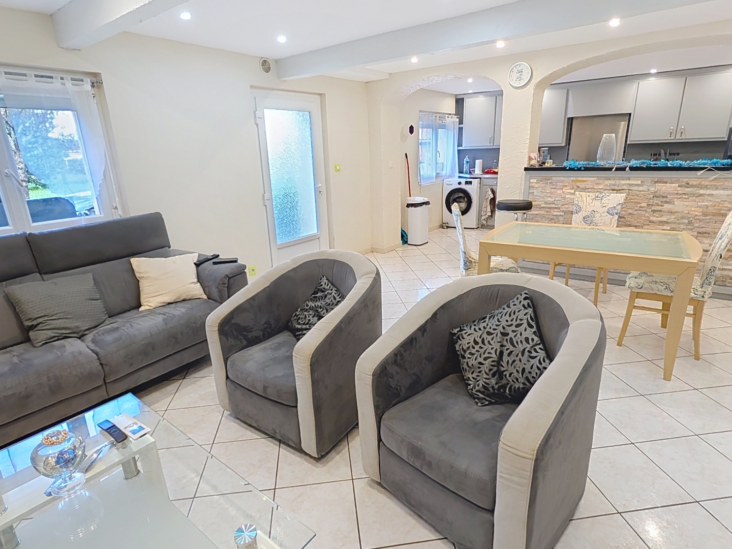 Maison traversante 110 m², 3 chambres, fond d'impasse, Cintegabelle