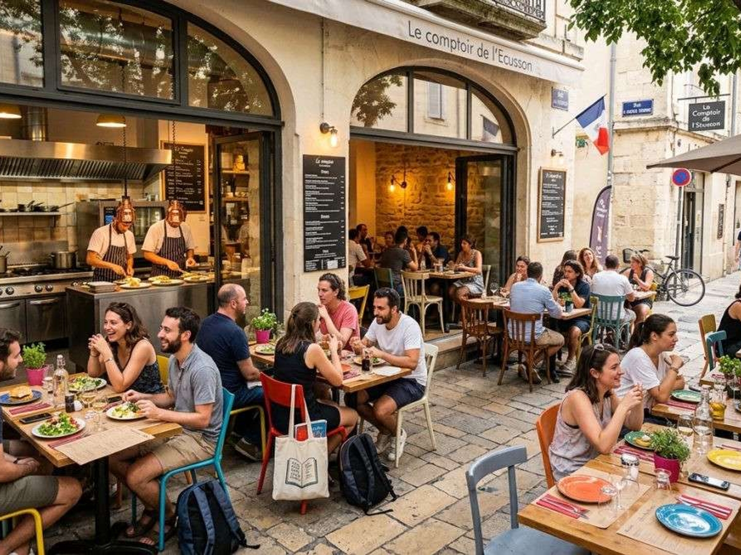 A️v restaurant snack Montpellier centre historique