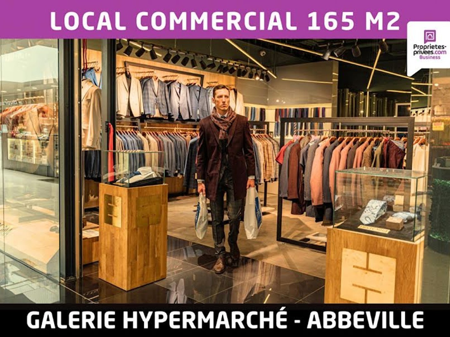 Commerce 1 pièce 165 m²