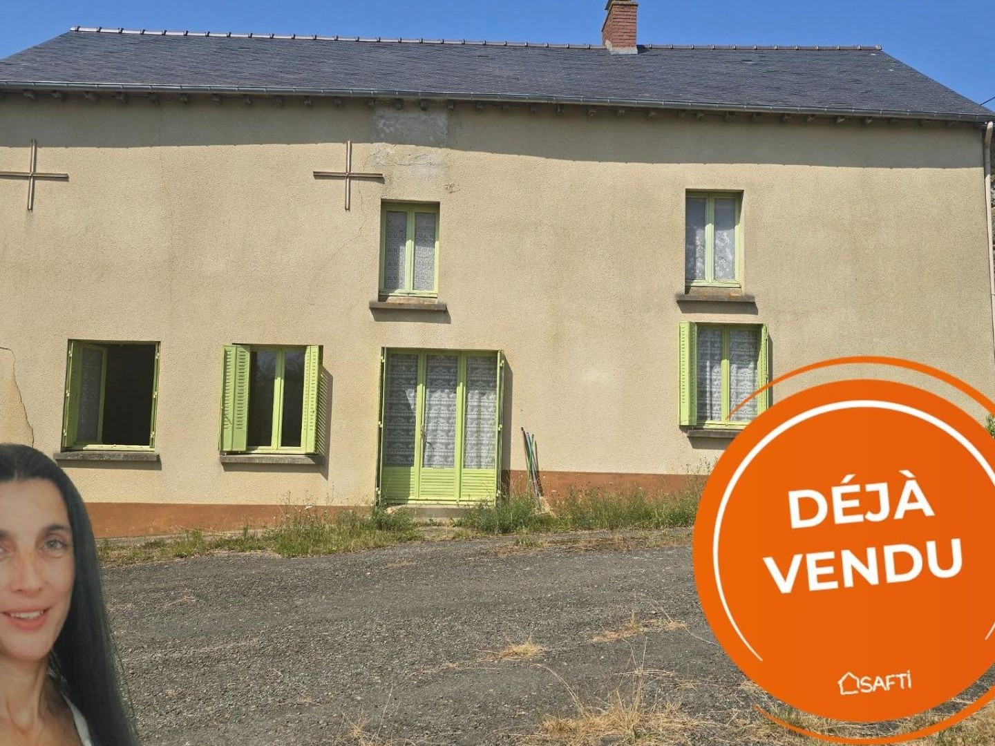 Longère à rénover intégralement (potentiel habitable 215 m²) avec terrain 1180 m² à BEDEE