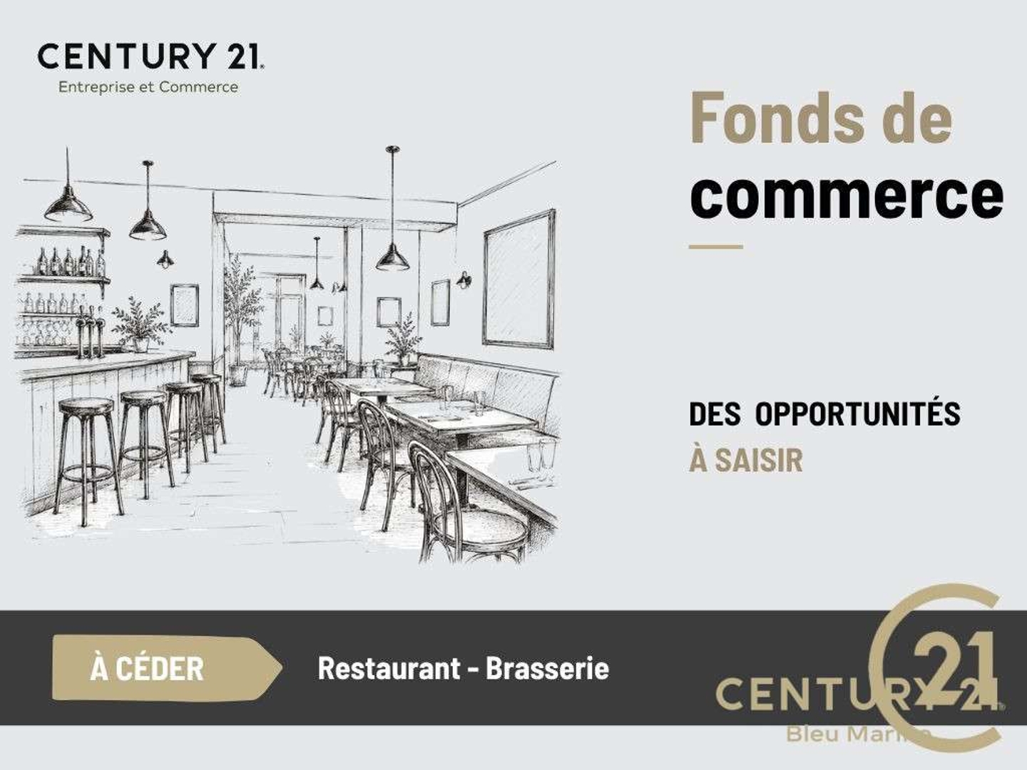 A vendre restaurant empl N°1 à Longeville-sur-Mer
