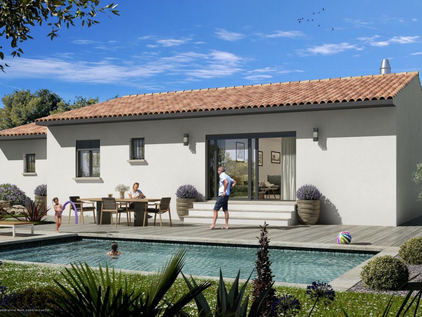 Terrain de 355 m² + Maison T3 moderne et lumineuse