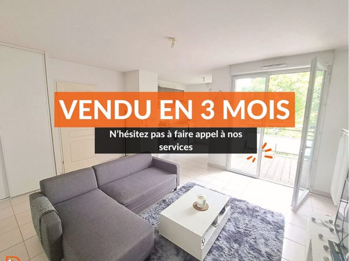 T2 45m2 au calme avec balcon et parking, Grand Selve