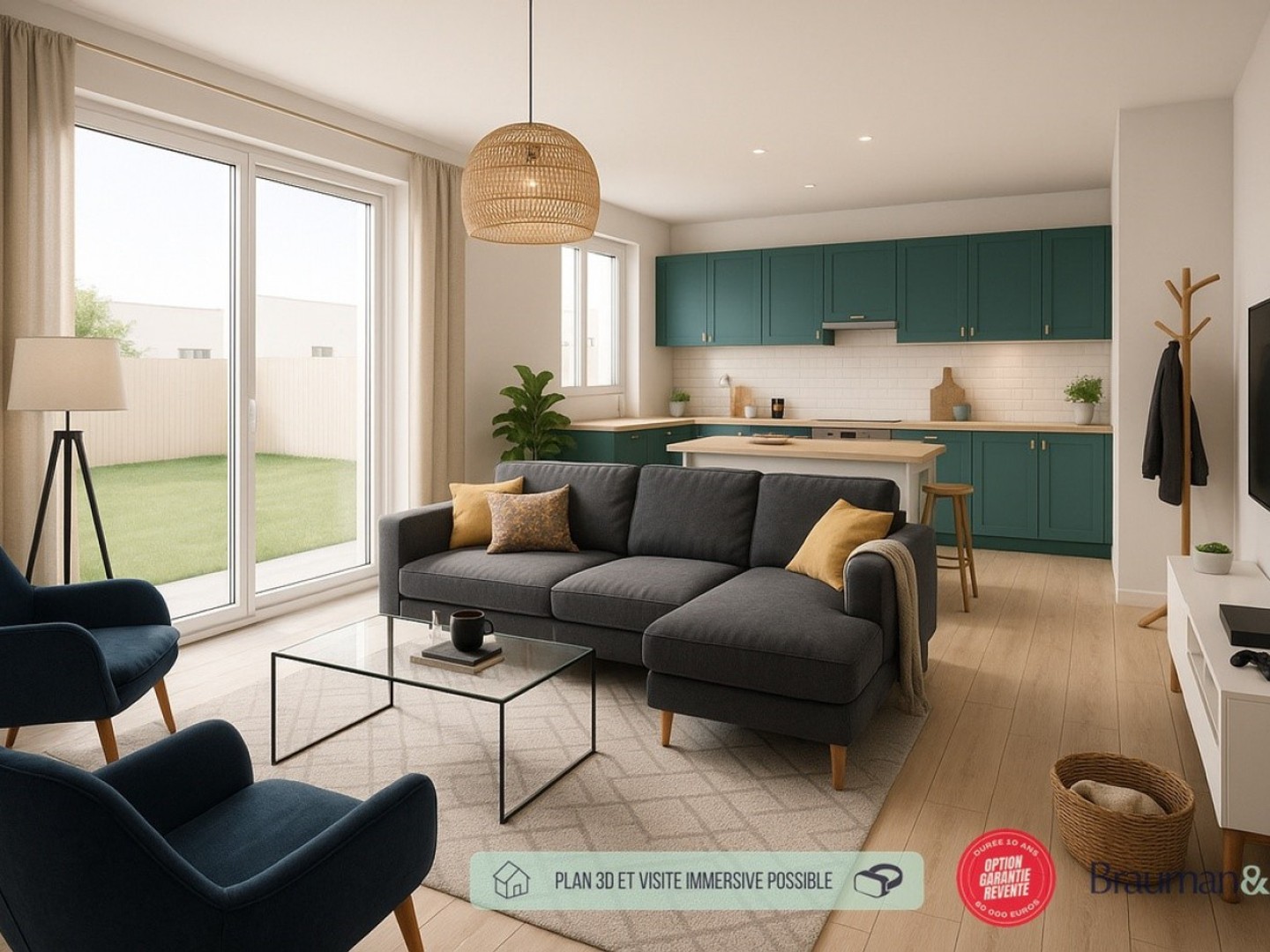 4 PIÈCES de 88m² + EXT(s) de 17m²