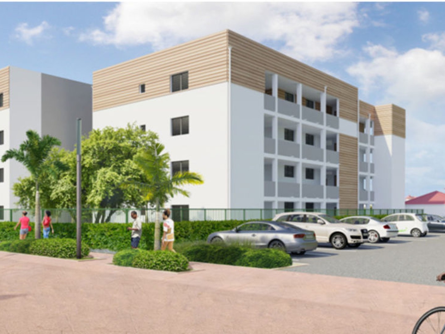 A VENDRE appartement T4 en R+2 à Moule