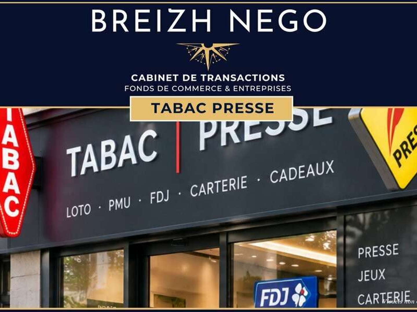 A vendre Tabac Presse Loto centre-ville Morbihan