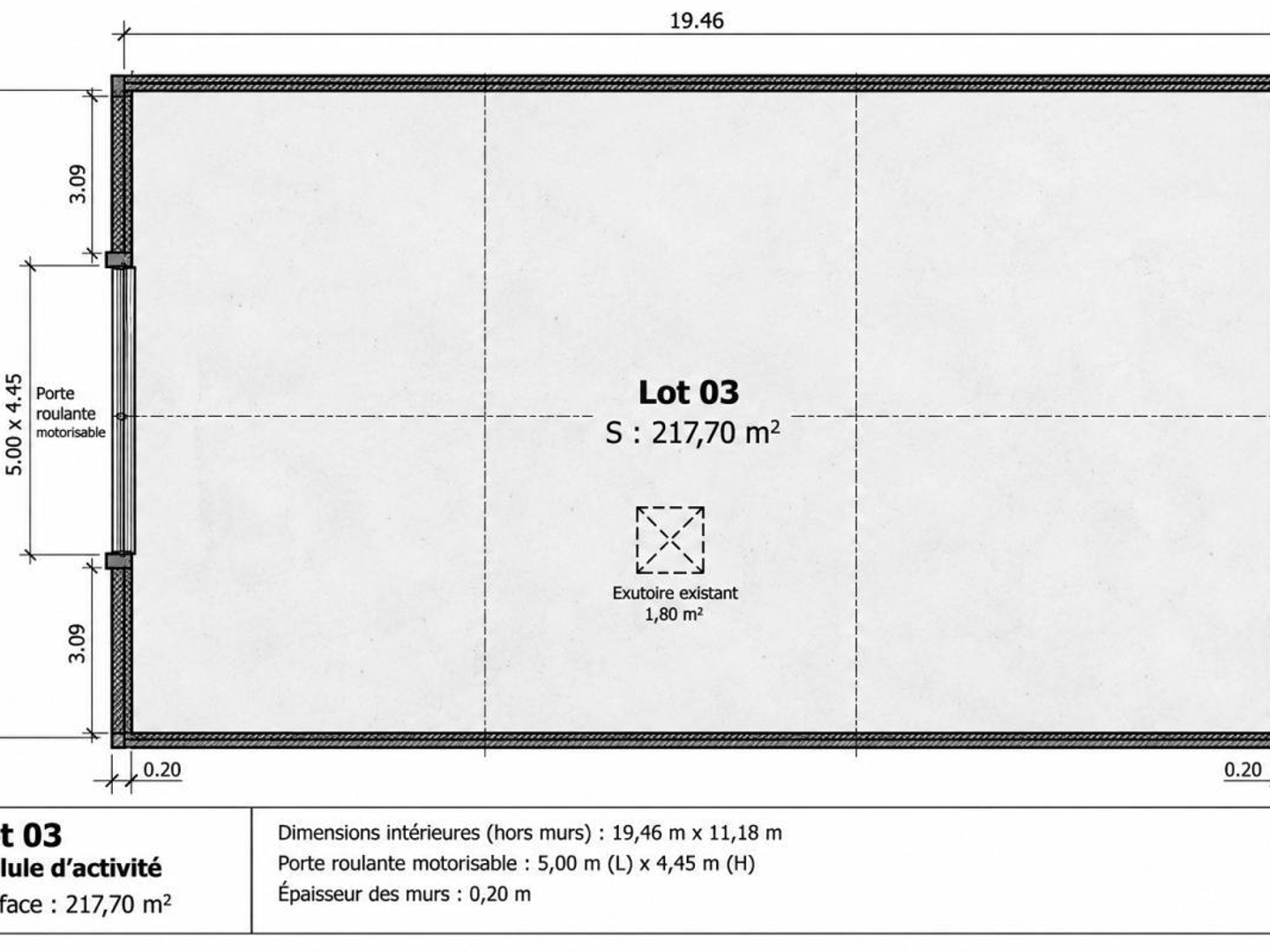 Locaux à vendre - 1 pièce - 217m2 - Pau (64000)
