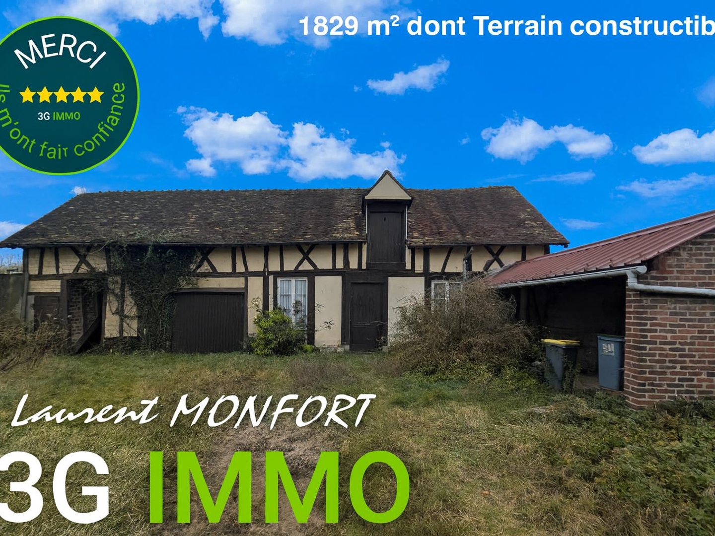 Corps de ferme 4 pièces 92 m²