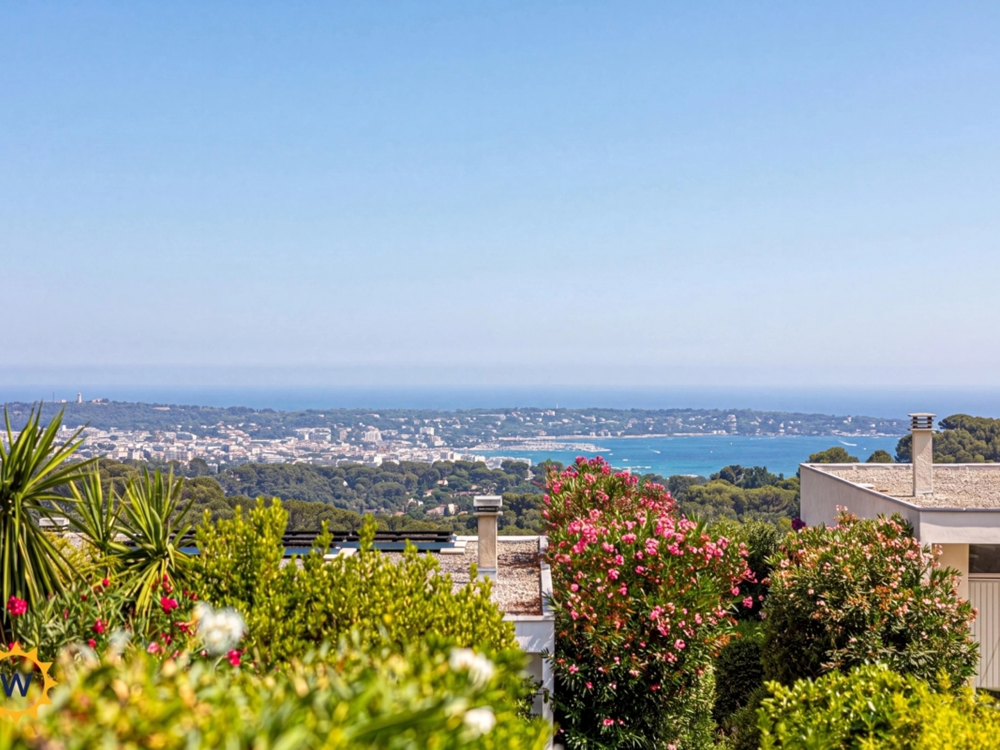 Domaine Hameau de Puissanton - Maison 148m² avec vue mer panoramique, jardin, piscine et tennis