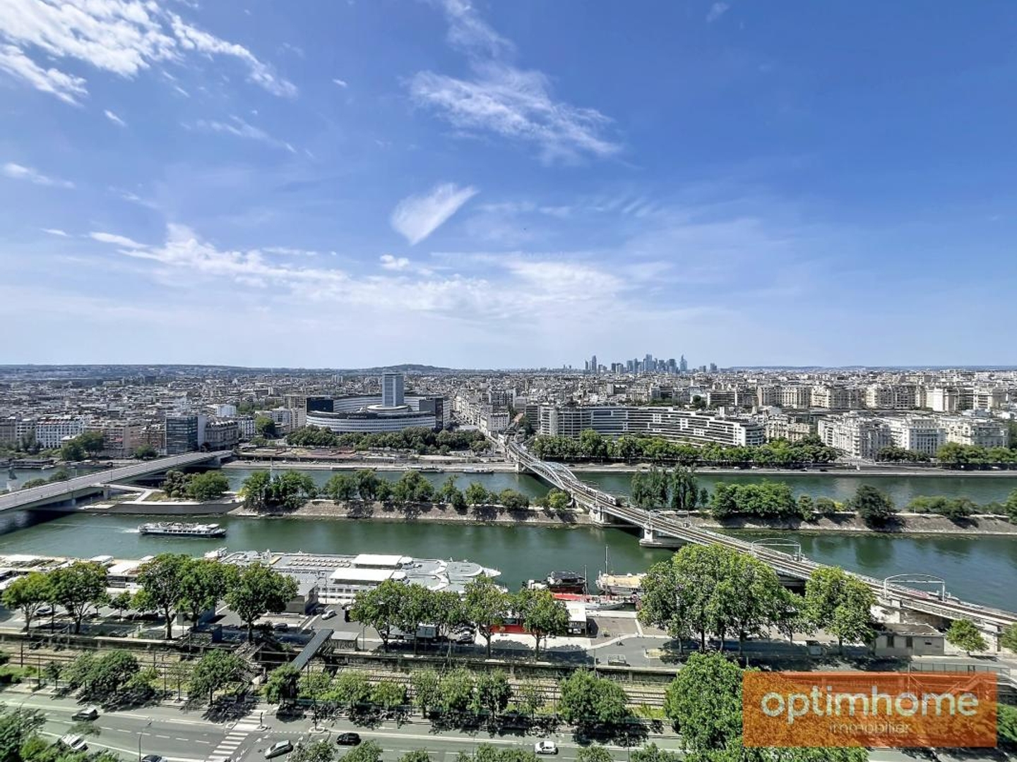 APPARTEMENT D'EXCEPTION 109m² AVEC VUE PANORAMIQUE AVEC CAVE & PARKING - PARIS 15€ BEAUGRENELLE / FRONT DE SEINE