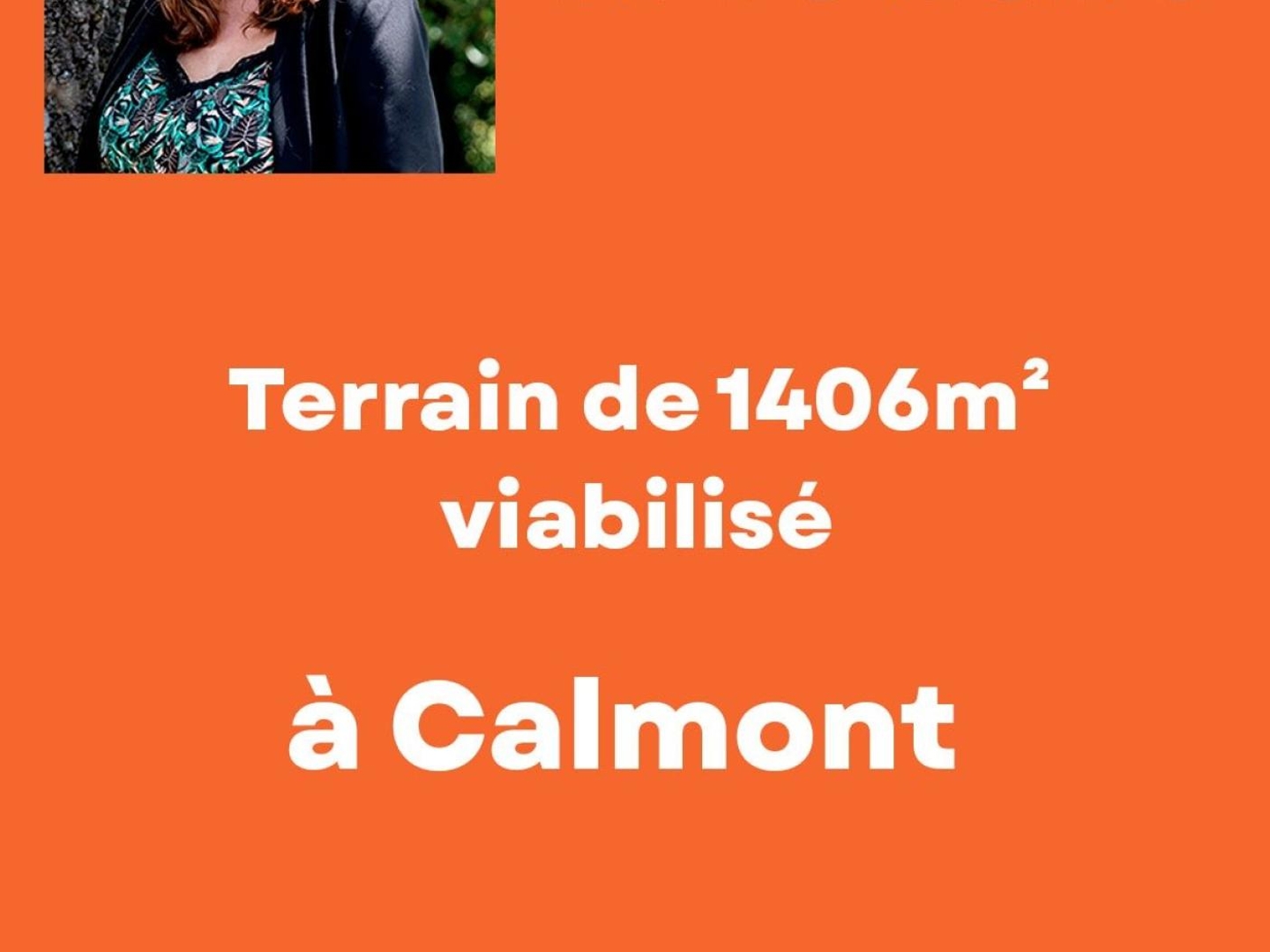 Terrain de 1406M² viabilisé sur Calmont