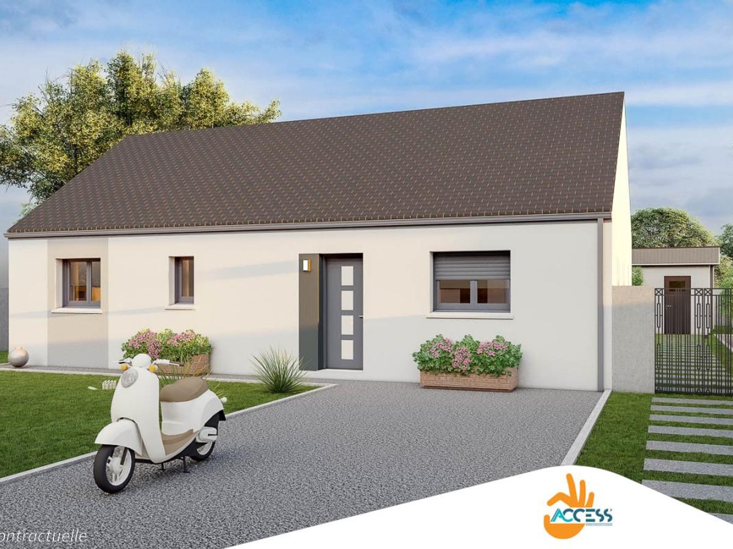 Terrain + maison 79 m²