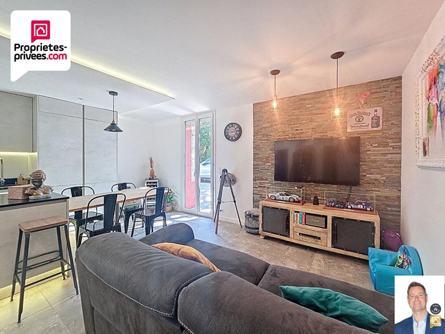 Appartement à vendre - 3 pièces - 65m2 - Saint-Vallier-De-... (06460)