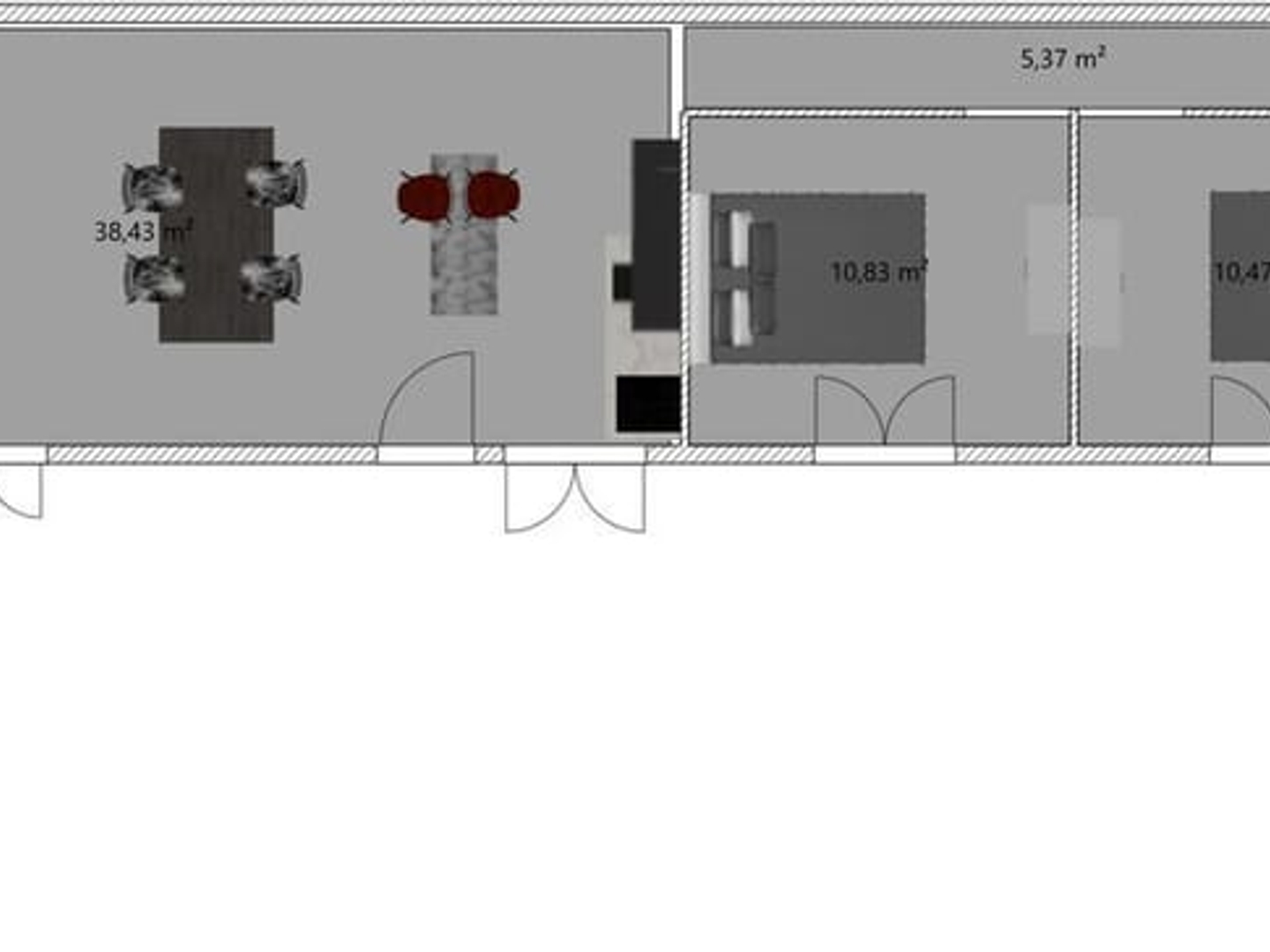 maison de plain pied entierement refaite